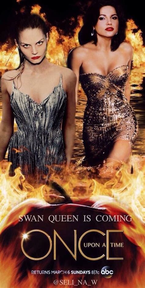 awesome regina and emma lana and jen on an awesome once poster regina and emma swan queen