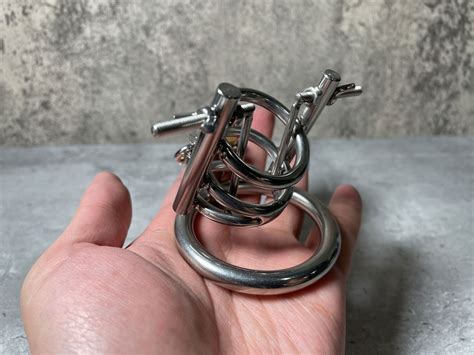 Stainless Steel Urethral Stretcher Adjustable Urethral Plug Chastity Cage Cock Lock Etsy