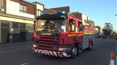 Merseyside Fire And Rescue Service Kensington Reserve Pump Responding
