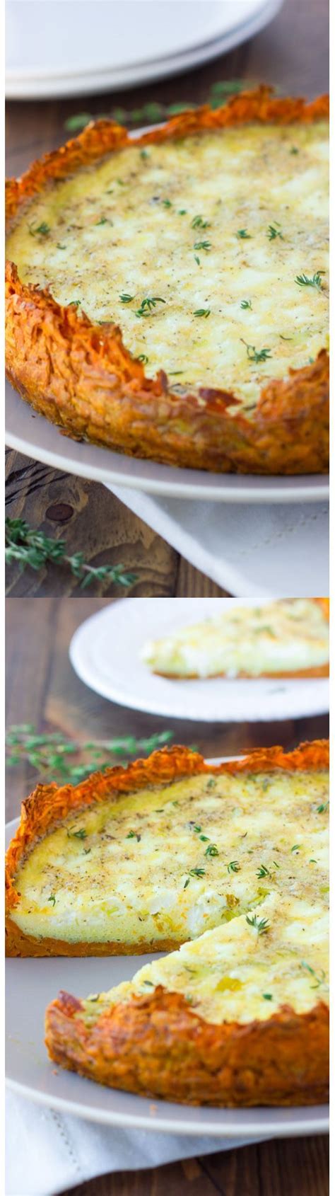 Sweet Potato Crust Quiche With Goat Cheese Meaningful Eats