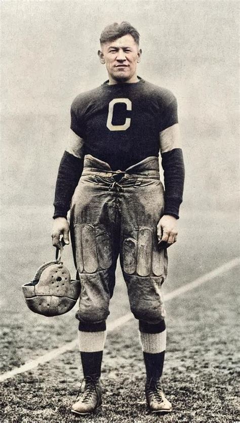 Jim Thorpe With The Canton Bulldogs Sometime Between 1915 1920