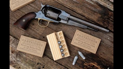 Making The Civil War Time Paper Cartridge Box For Percussion Revolvers