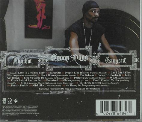 Snoop Dogg R And G Rhythm And Gangsta The Masterpiece Rap Hip Hop