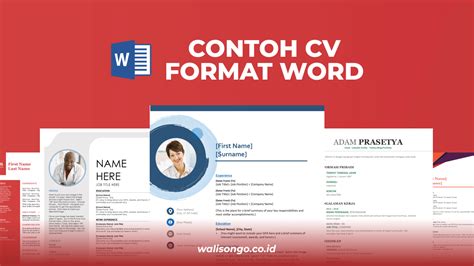 Curriculum vitae (cv) atau daftar. 10 Contoh CV Lamaran Kerja Word, Bisa di Download dan Edit!