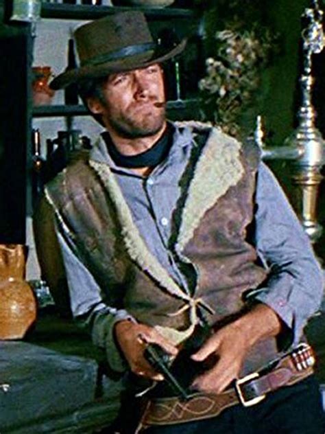 Clint eastwood has played several iconic characters over his six decades in show business. Spaghetti Western Clint Eastwood Vest - HJacket