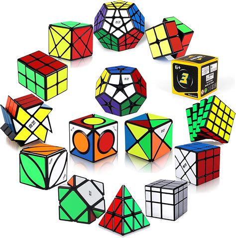 Buy Roxenda 15 Pack Speed Cube Set 2x2x2 3x3x3 4x4x4 2x2x3 X Cube