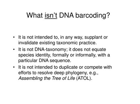 Ppt Dna Barcoding A New Diagnostic Tool For Rapid Species