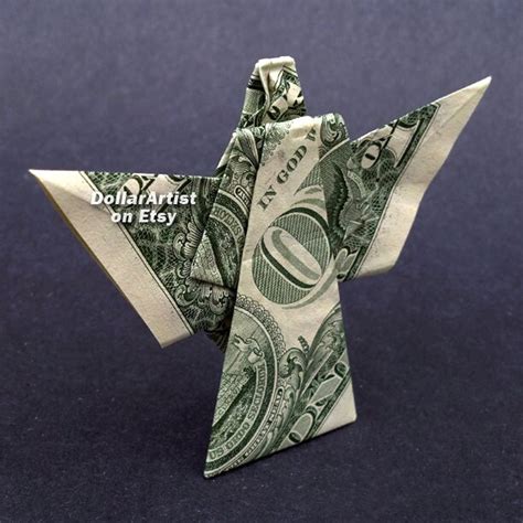 Angel Money Origami Dollar Bill Religious Heavon Symbol Cash Etsy Canada