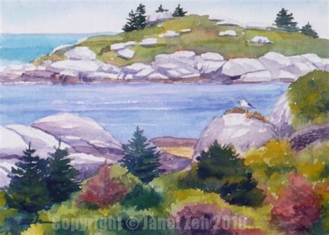 Zeh Original Art Blog Watercolor And Oil Paintings Nova Scotia Coast