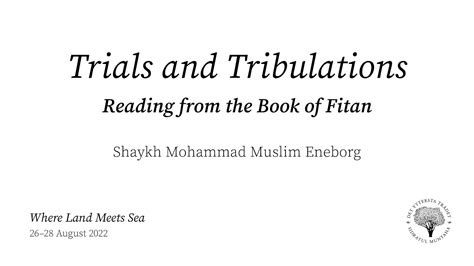 0227 Reading From Kitab Ul Fitan Shaykh Mohammad Muslim Eneborg Youtube