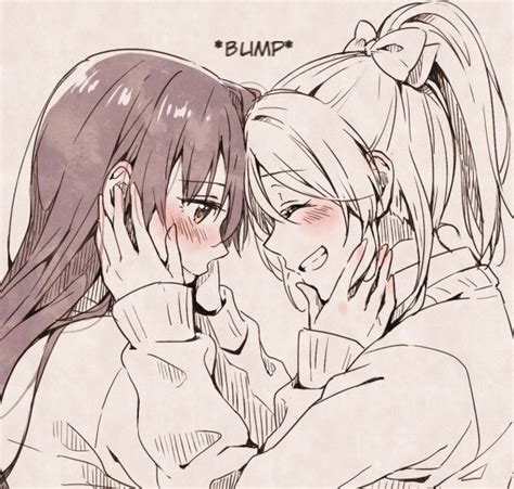 Dynasty Reader Image › Yuri Love Live Eri X Umi Yukiiti Yuriusagi Friend Anime Yuri