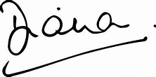 File:Lady Diana signature-vect.svg | Lady diana, Princess of wales, Diana