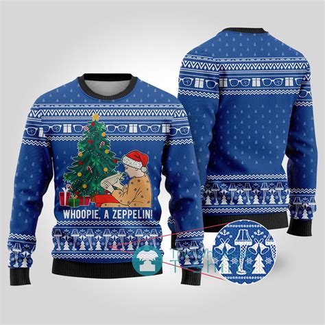 Happy Ralphie A Christmas Story Ugly Sweater Royal