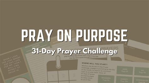The 31 Day Prayer Challenge Inglewood First Umc Ministers Helper