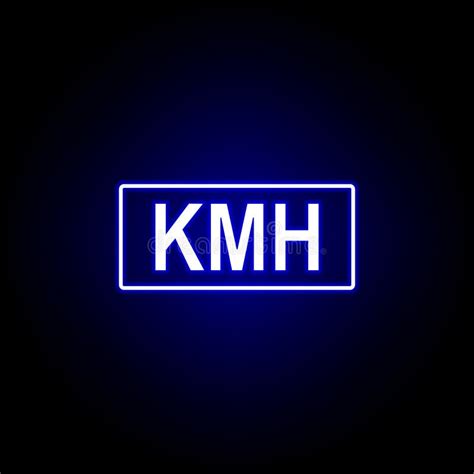 Kilometer Hours Icon Signs And Symbols Can Be Used For Web Logo