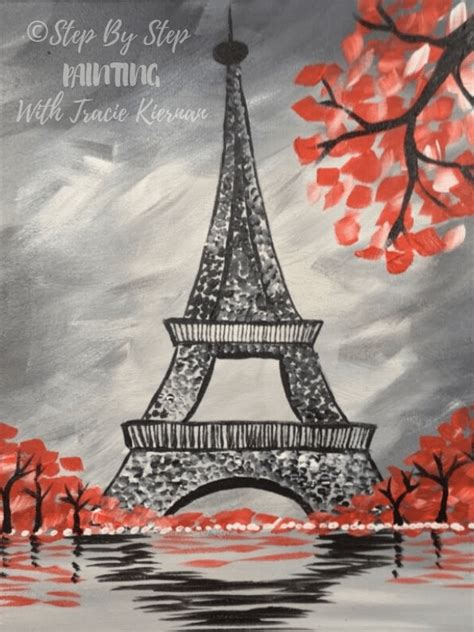 How To Paint An Eiffel Tower Step By Step Painting With Tracie Kiernan