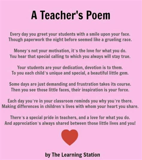 Teachers Poem Teacher Appreciation Quotes Teacher Poems Teacher