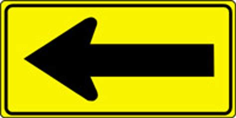 Left Arrow Pictorial Sign