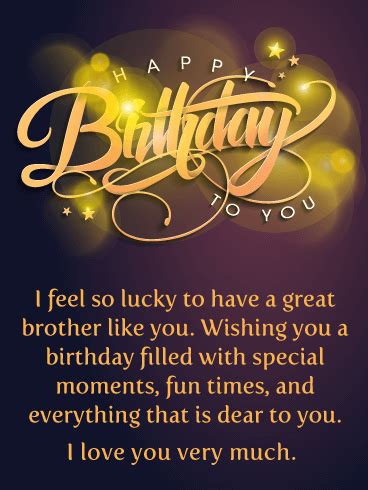 I wish you a very happy birthday, and i hope that this special day of yours is filled with nothing but pure happiness. Birthday Quotes For Brother - 132 Wishes For Brother's ...