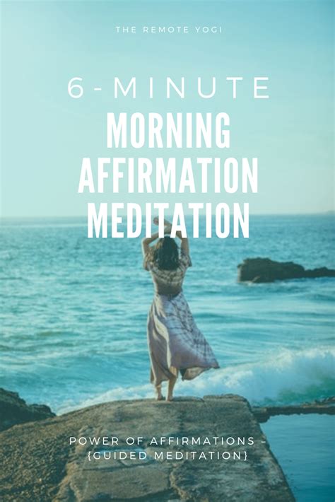 Power Of Affirmations Guided Meditation
