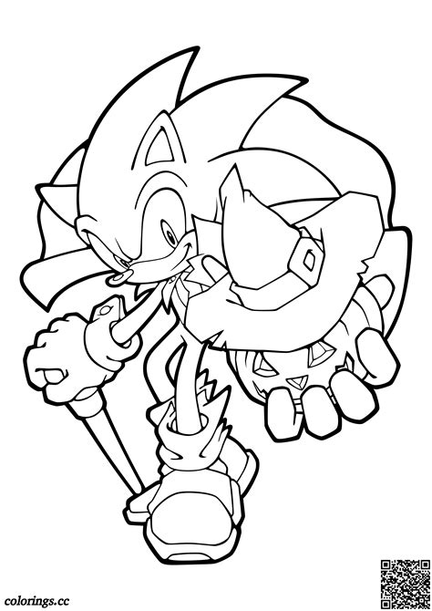 Sonic The Hedgehog For Halloween Coloring Pages Sonic The Hedgehog