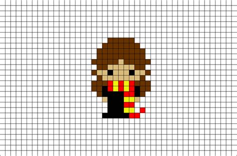 Pixel art harry potter free transparent png download pngkey. Hermione Granger Pixel Art - BRIK