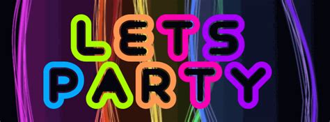 Neon Party Clipart Clip Art Library