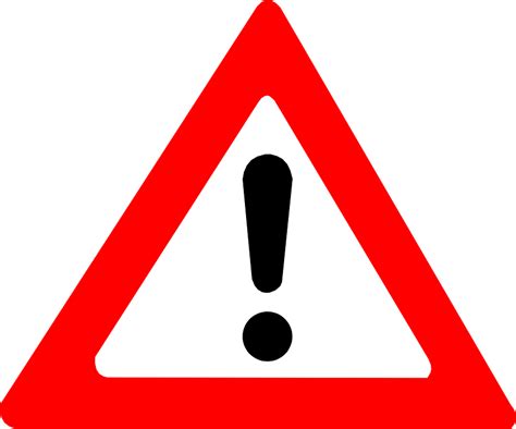 Attention Warning Exclamation Mark Free Vector Graphic On Pixabay