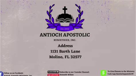 Introductory Video Of Antioch Apostolic Ministries Inc Youtube