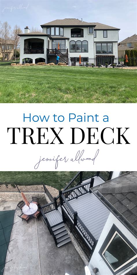 Painting Our Trex Deck Jennifer Allwood Home Trex Deck Patio