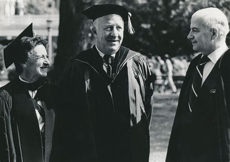 harold b whiteman jr first male president of sweet briar college 1971 1983 at commencement