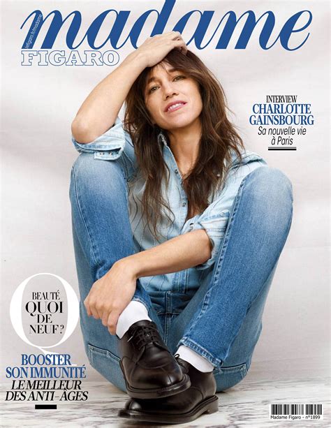 Charlotte Gainsbourg Covers Madame Figaro January 15th 2021 By Dant