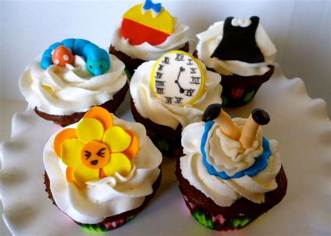 Bake some fun cupcakes with your kids for a party, cake sale or weekend treat. Alice In Wonderland Cupcakes - CakeCentral.com