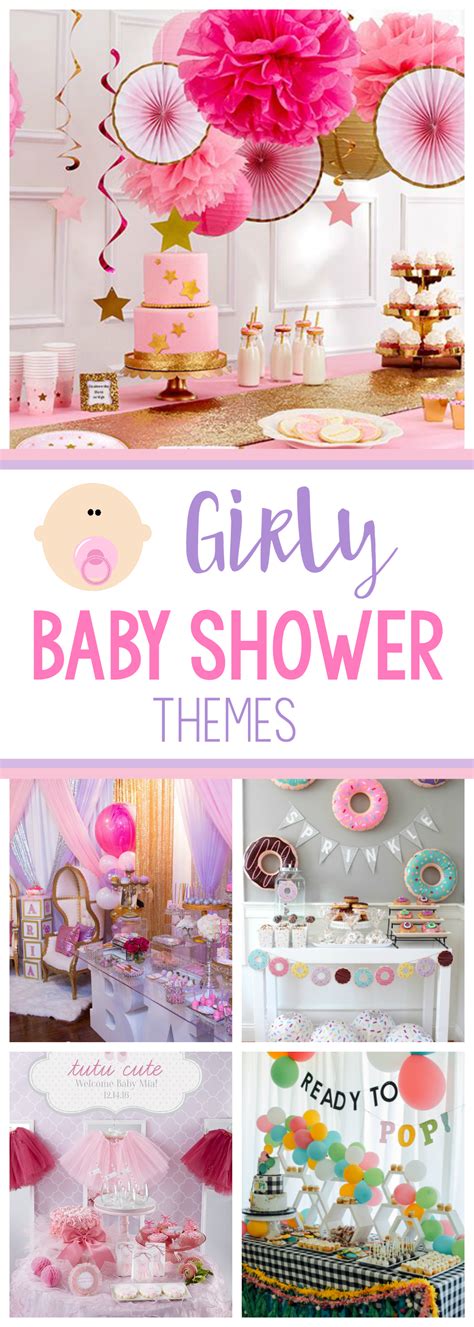 Cute Girl Baby Shower Themes And Ideas Fun Squared