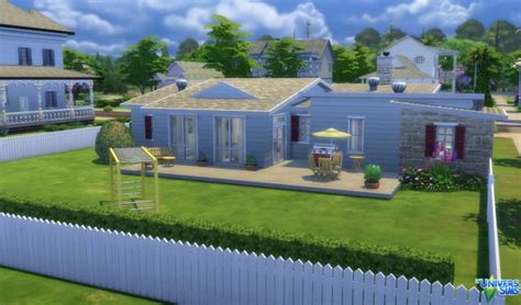 Boxy House By Dusims At Luniversims Sims 4 Updates