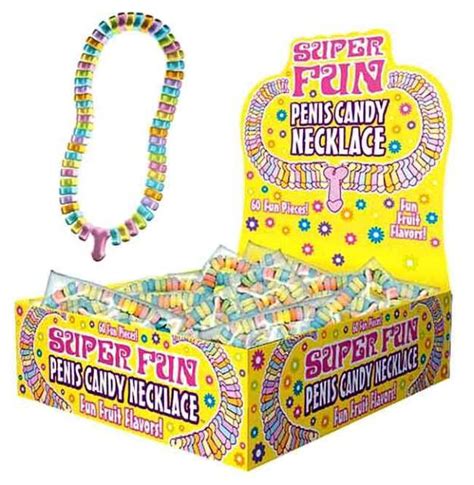 Super Fun Penis Candy Necklace 24 Count Display For Sale Online Ebay