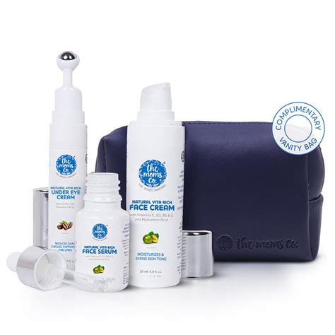 The Moms Co 24 Hour Skincare Starter Kit Face Serum Face Cream Under Eye Cream Buy The Moms