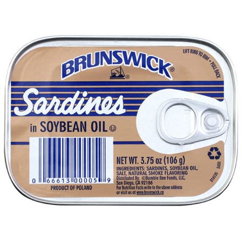 Brunswick Sardines In Soybean Oil 106g Caribbean Choice And Varieties