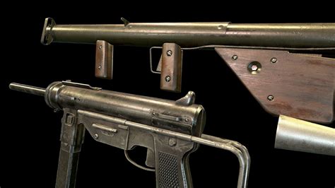 Ww2 Weapons Allies Us Pack 3d Model Collection Cgtrader