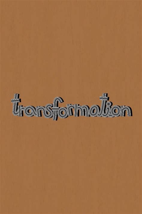 Vector Transformation Word Hand Drawn Concentric Font Calligraphy