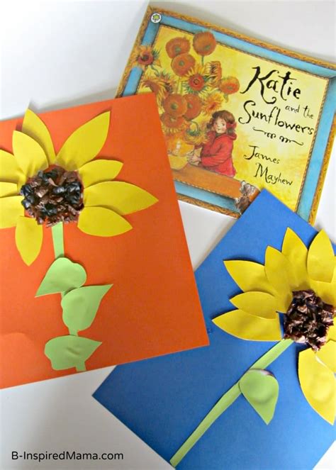 Summer Sunflower Kids Craft Inspired By Art History B