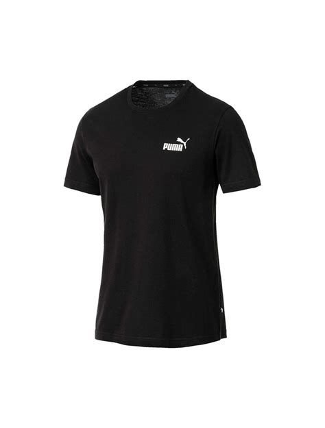 Buy Puma Essential Small Logo T Shirt Mens Black Black Studio 88