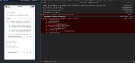 Ionic Uncaught In Promise Object Object Ionic Angular Firebase Stack Overflow