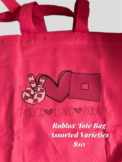 Roblox Tote Bags Etsy