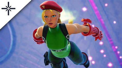 Cammy Fortnite Skin Gameplay New Street Fighter Outfit With Built In