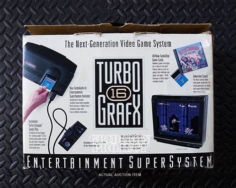 Nec Turbografx Turbo Grafx 16 Console With Box And Inserts Keith