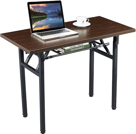 Buy Computer Desk Folding Table No Assembly Modern Desk For Small