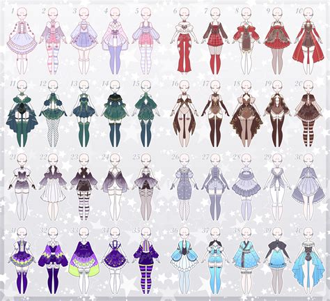 Outfit Adoptable Batch 100 Open By Minty Mango On Deviantart Dress