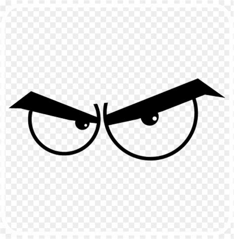 Angry Emoticon Eyes Cartoon Transparent Png Svg Vector File The Best