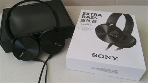 Sony Mdr Xb450ap Extra Bass Headphones Youtube